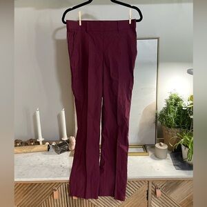 NWT Rafaella Wine Stretch Dress Pants with pockets